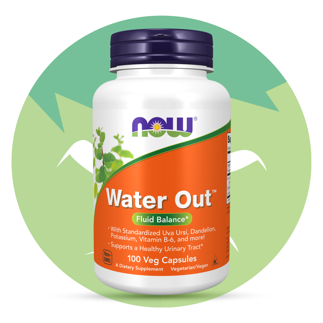 NOW Water Out™ 100 Veg Capsules