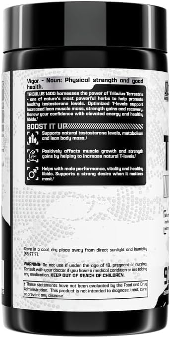 NUTREX TRIBULUS 1400 1,400mg 90 Capsules - Image 3