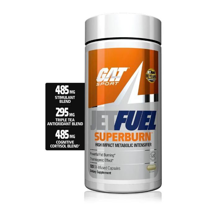 GAT JETFUEL® SUPERBURN 120 Capsules 40 Servings