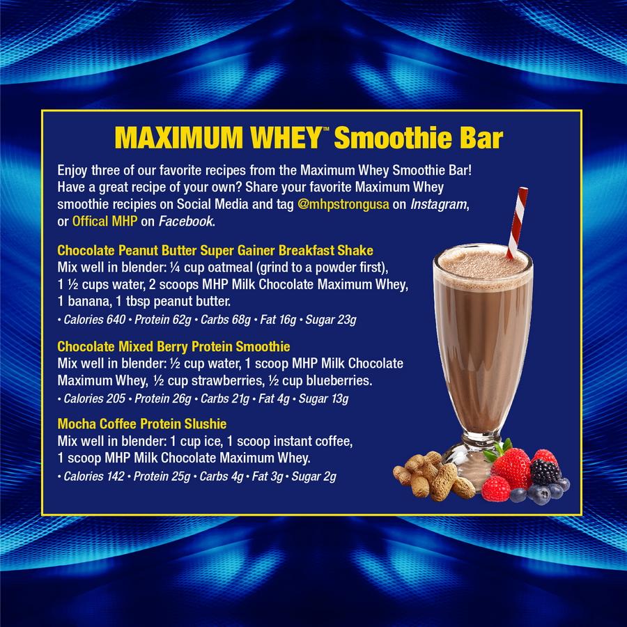 MHP MAXIMUM WHEY - 100% WHEY PROTEIN 2.27 Kg - Image 4
