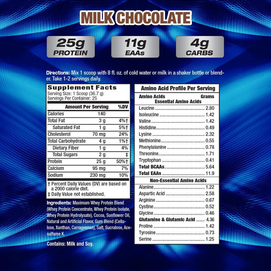 MHP MAXIMUM WHEY - 100% WHEY PROTEIN 2.27 Kg - Image 5