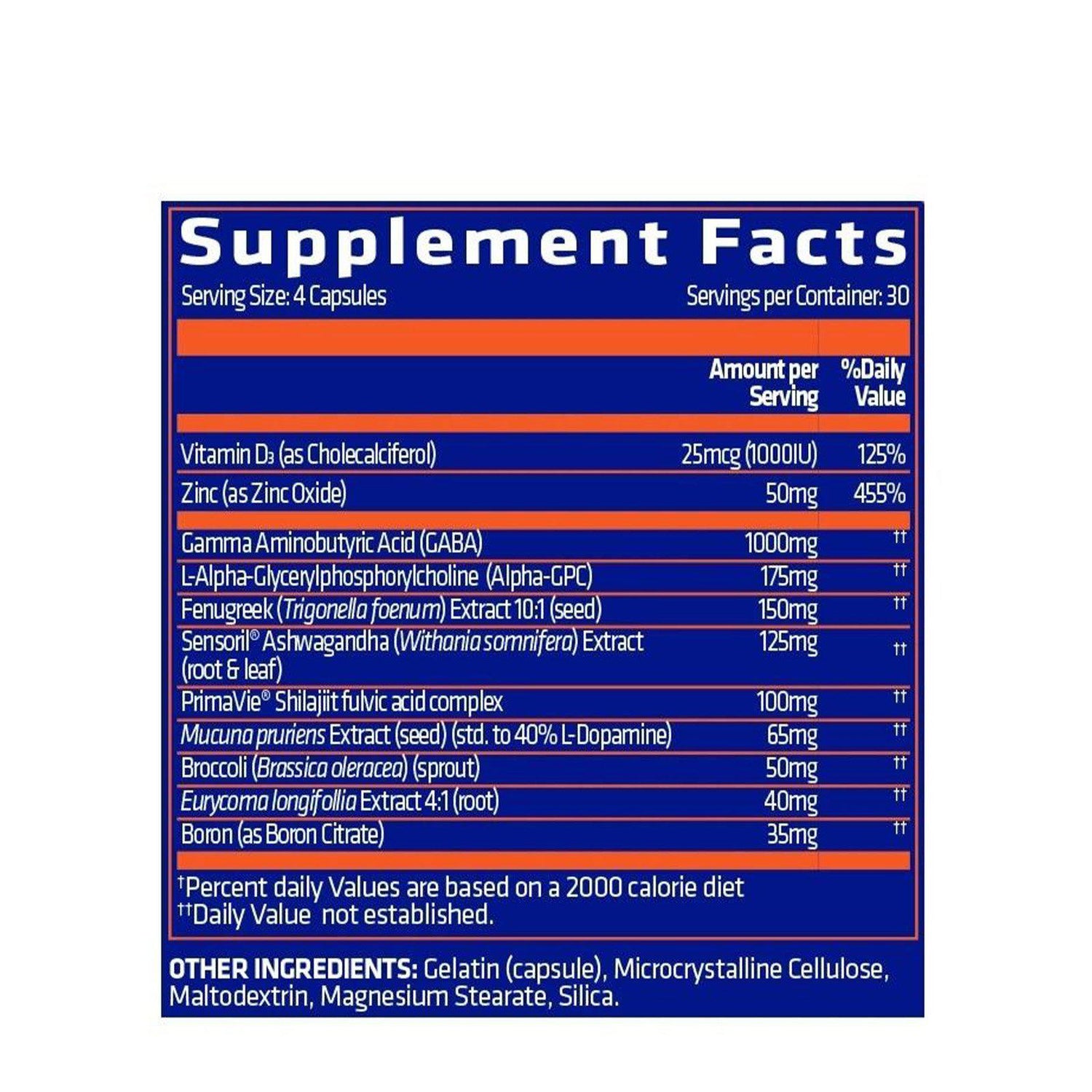 USN EPIK - TEST GH - Anabolic Performance 120 Capsules - Image 2