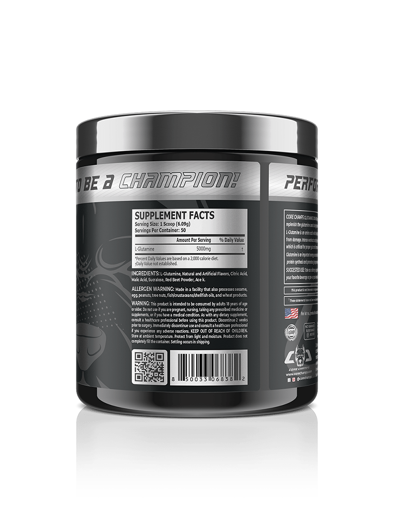 CORE CHAMPS GLUTAMINE FLAVORED 305g 50 Servings - Image 2