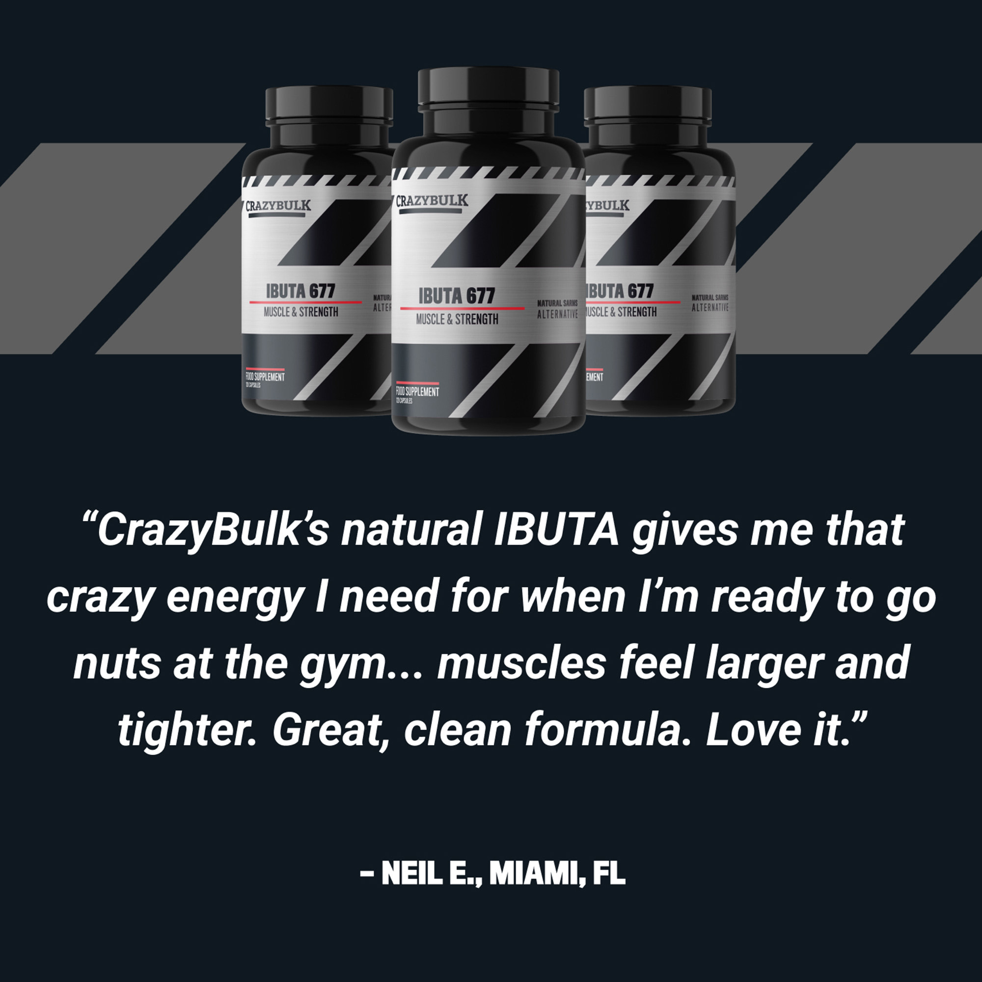 CRAZY BULK IBUTA 677(IBUTAMOREN MK 677) 120 Capsules - Image 5