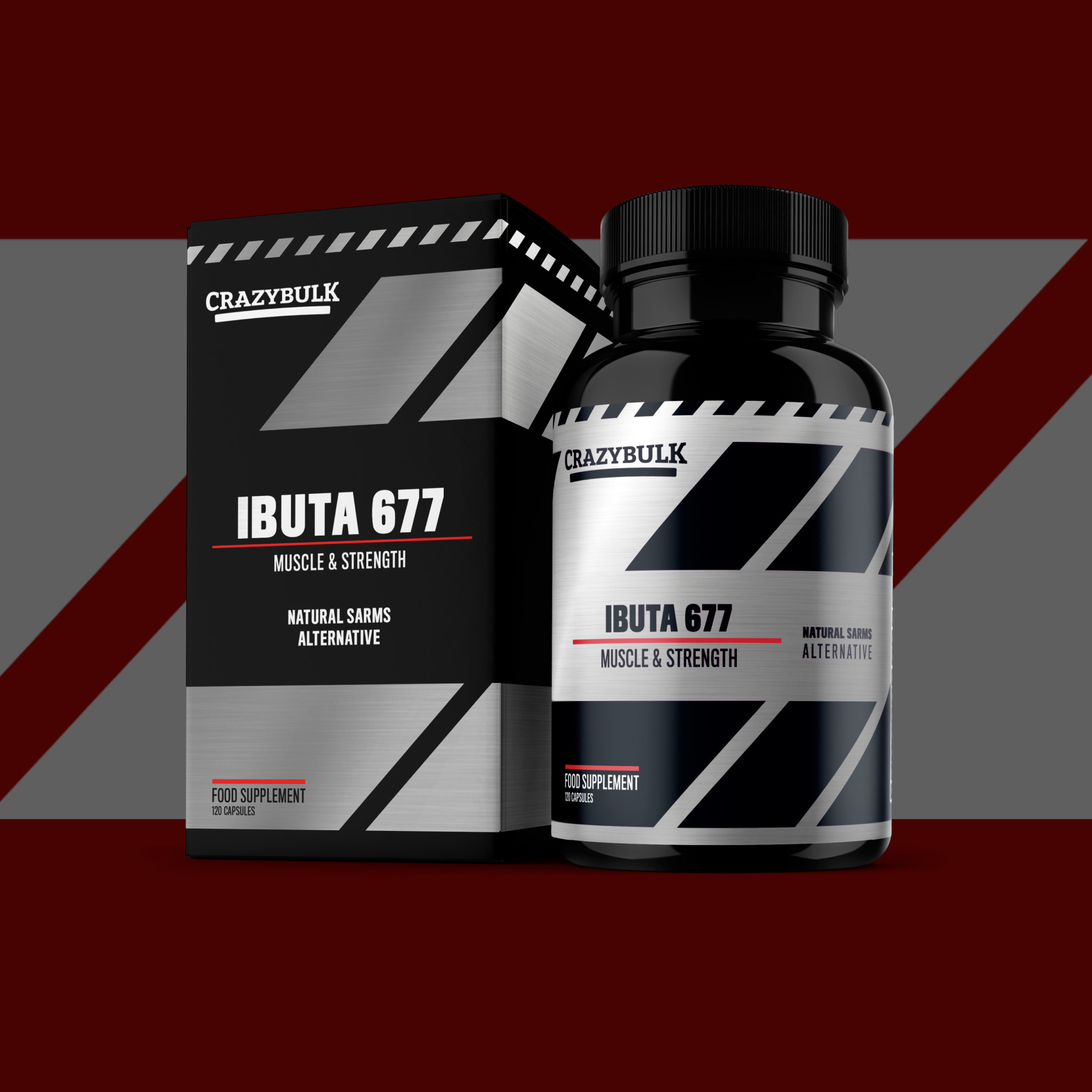 CRAZY BULK IBUTA 677(IBUTAMOREN MK 677) 120 Capsules