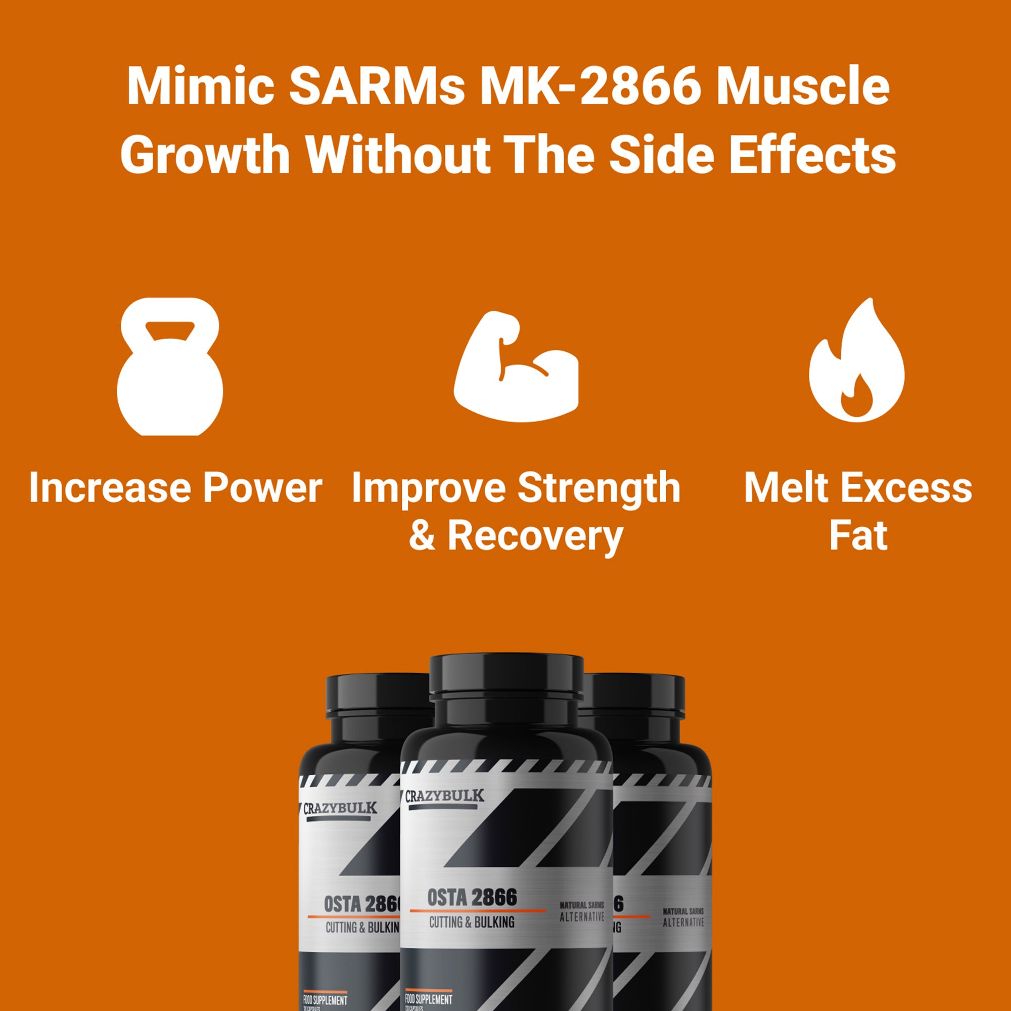 CRAZY BULK OSTA 2866(OSTARINE MK-2866) 120 Capsules - Image 3