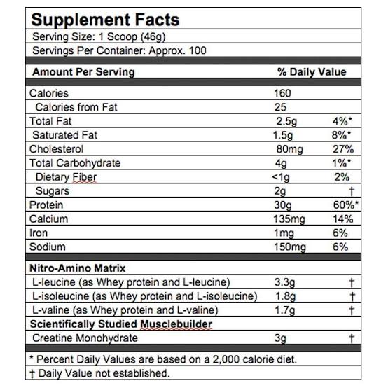 MuscleTech NITRO TECH 10 LB 4.54 KG - Image 3
