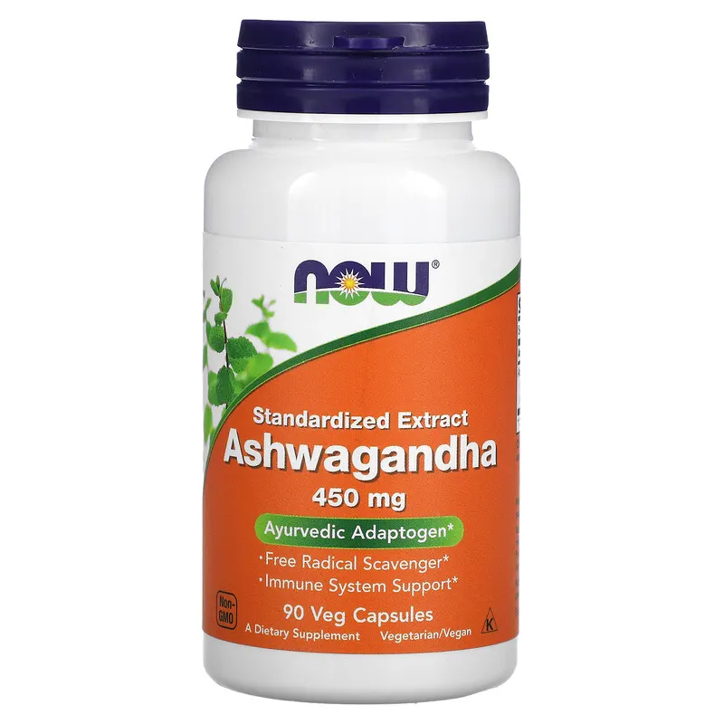 NOW Ashwagandha Standardized Extract 450 mg 90 Capsules