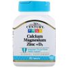 21st Century Calcium Magnesium Zinc + D3 90 Tablets