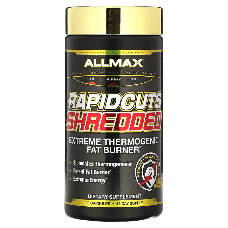 ALLMAX Rapidcuts Shredded Extreme Thermogenic Fat Burner 90 Capsules
