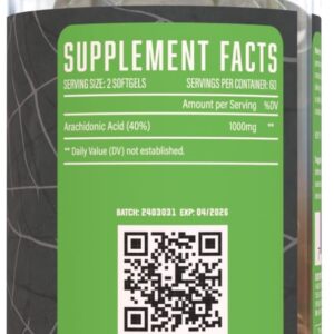 Alternative view of HUGE ARACHIDONE 120 SOFTGELS