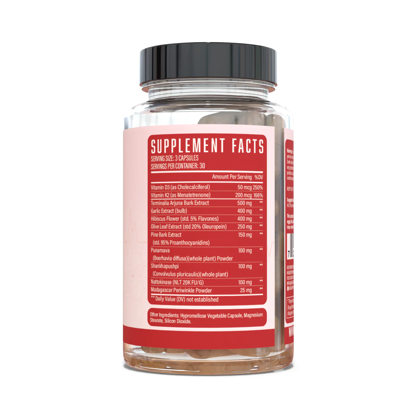 HUGE Vital Blood Pressure Support 90 Capsules - Image 2