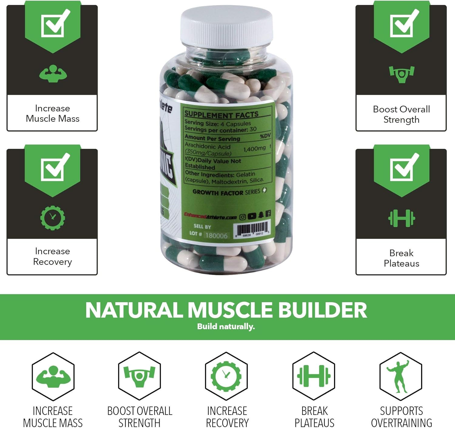 Enhanced Arachidonic Acid 120 Capsules - Image 4