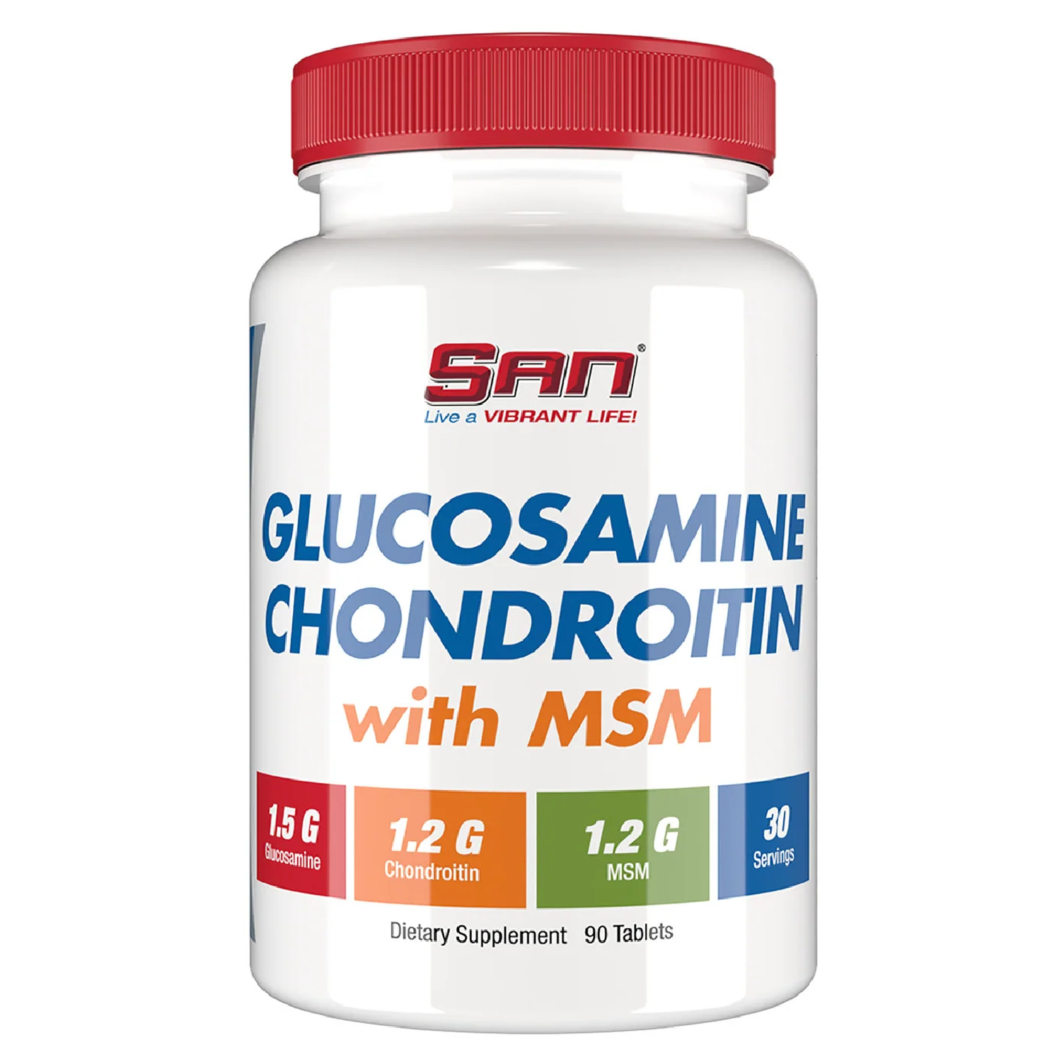 Joint support supplement glucosamine chondroitin MSM by SAN