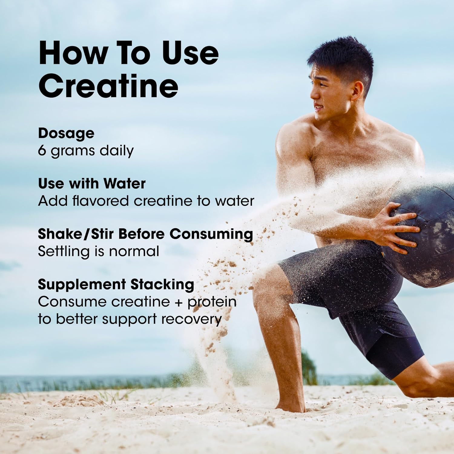 Optimum Nutrition Micronized Creatine Blueberry Lemonade 360 Grams 60 Servings - Image 11