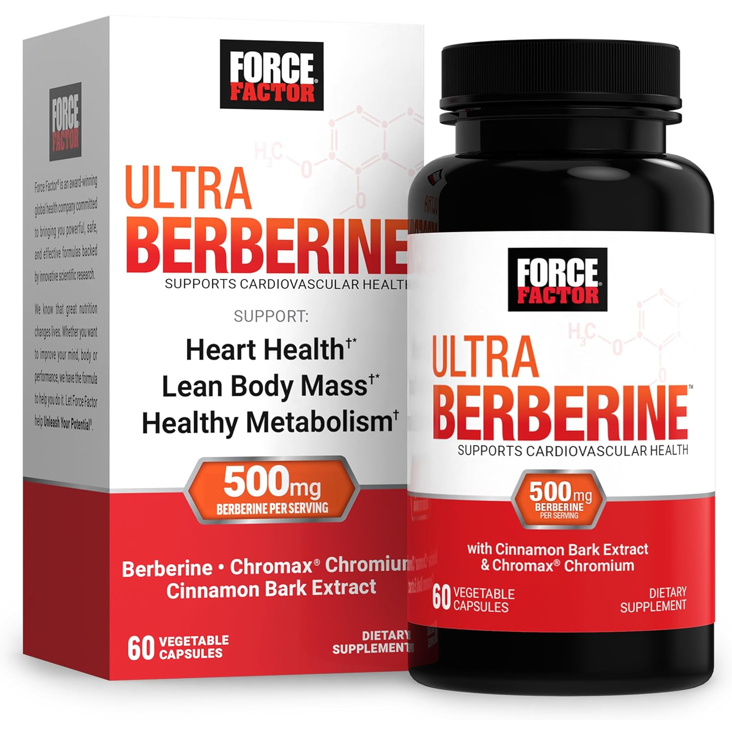 Force Factor Ultra Berberine 60 Capsules - Image 2