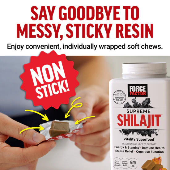 FORCE FACTOR SUPREME SHILAJIT Smoked Old Fashioned 60 Soft Chews - Image 6