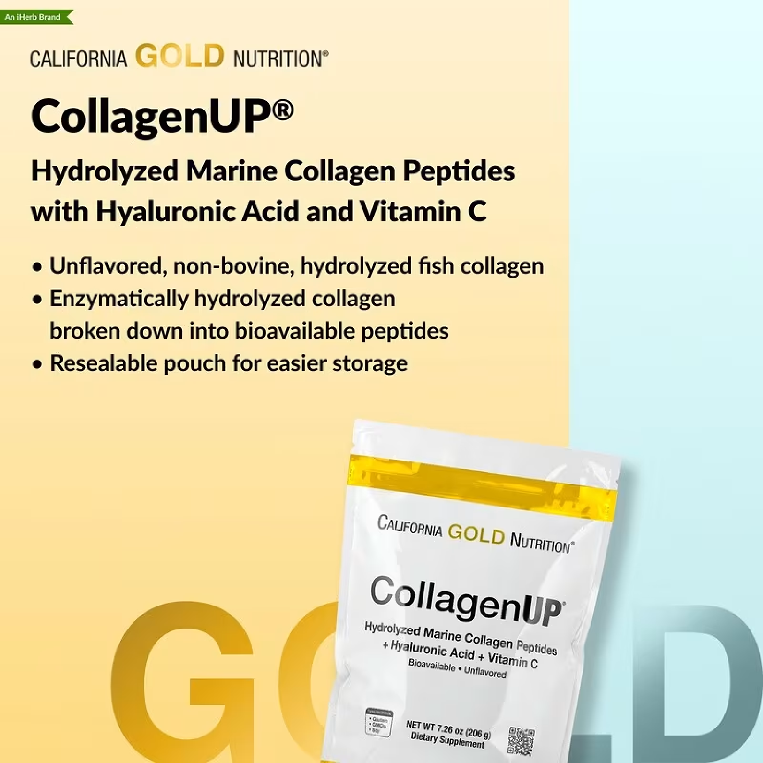 Marine collagen supplement CollagenUP by California Gold Nutrition