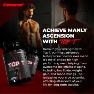 Testosterone support supplement TOP-T by Enhanced Labs