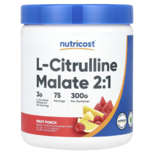 Nutricost L Citrulline Malate 2 1 Fruit Punch 300g powder