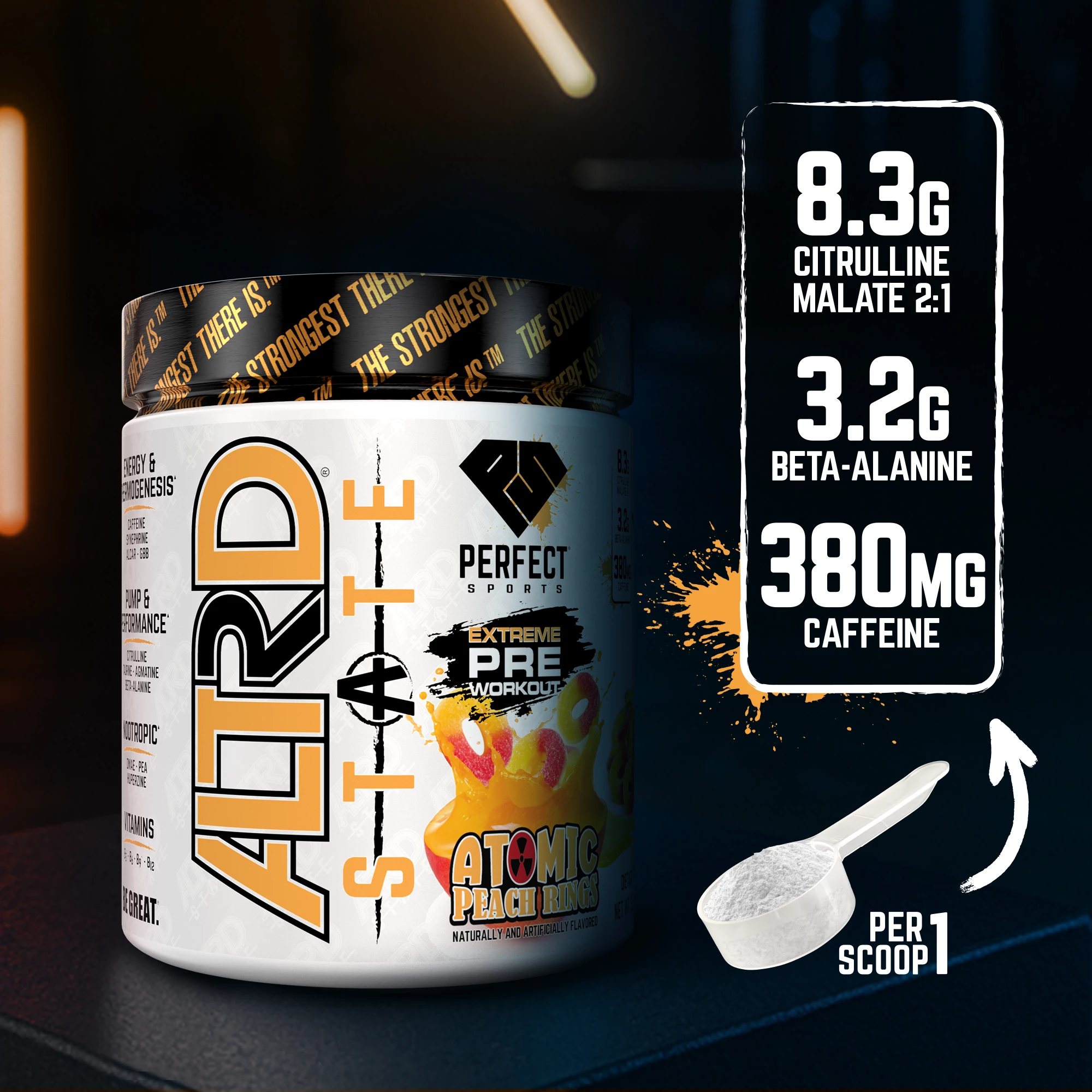 Perfect Sports ALTRD State pre workout 20 servings