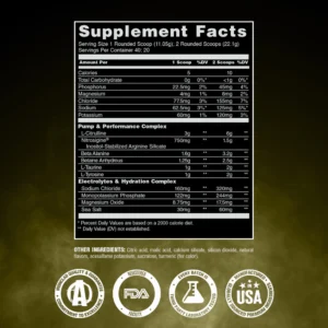 Universal Animal Pump Non Stim Pre Workout 442g