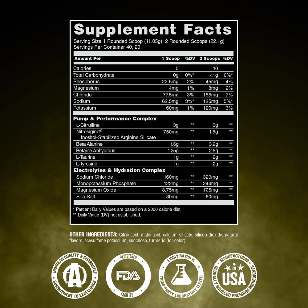 Universal Animal Pump Non Stim Pre Workout 442g