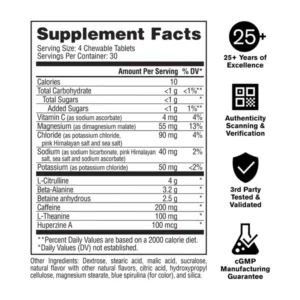 GAT Sport Nitraflex Pre Workout Chews 120 chewable tablets