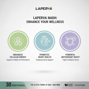 Laperva NADH 10MG ( NAD+ & NMN ) 30 Capsules