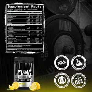 Universal Animal Pump Non Stim Pre Workout 442g