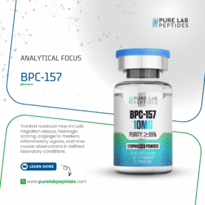 BPC-157 research compound 10mg by Pure Lab Peptides