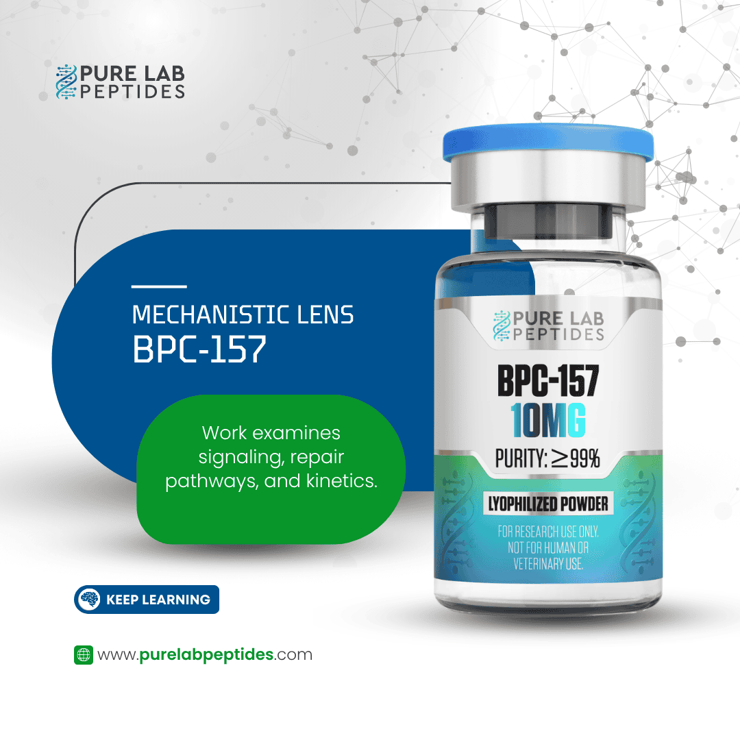 BPC-157 research compound 10mg by Pure Lab Peptides