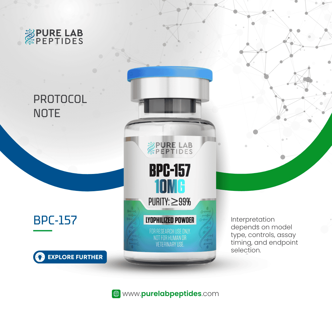 BPC-157 research compound 10mg by Pure Lab Peptides