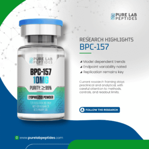 BPC-157 research compound 10mg by Pure Lab Peptides