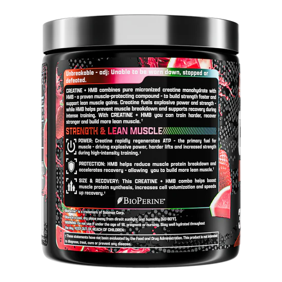 Nutrex Creatine HMB 300g supplement powder