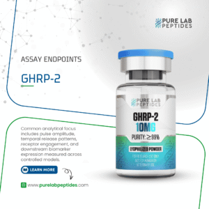 GHRP-2 research compound 10mg by Pure Lab Peptides