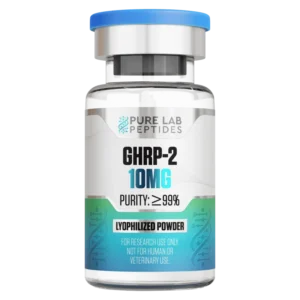 GHRP-2 research compound 10mg by Pure Lab Peptides