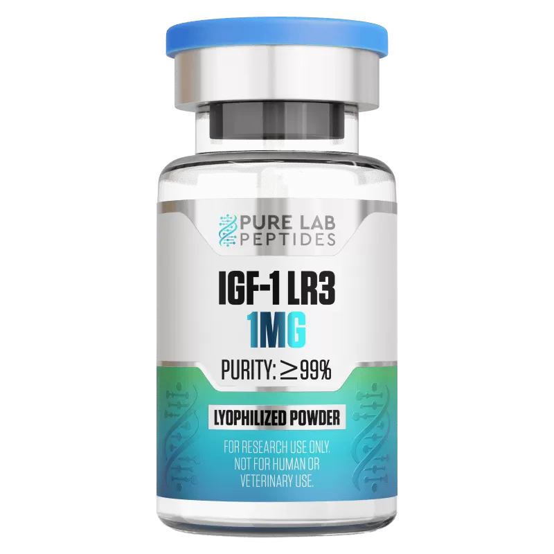 IGF-1 LR3 research compound 1mg by Pure Lab Peptides
