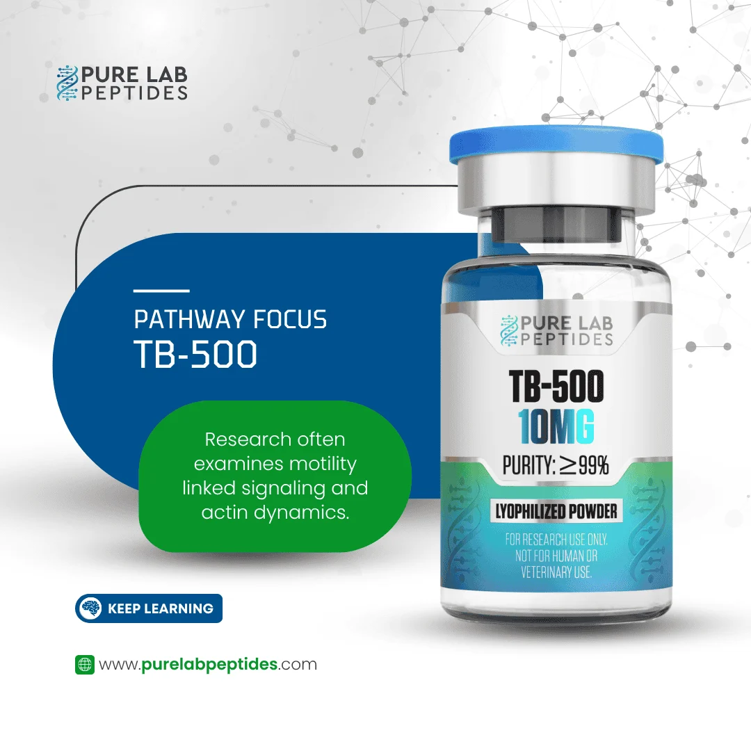 TB-500 research compound 10mg by Pure Lab Peptides
