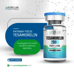 Tesamorelin research compound 20mg by Pure Lab Peptides