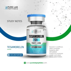 Tesamorelin research compound 20mg by Pure Lab Peptides