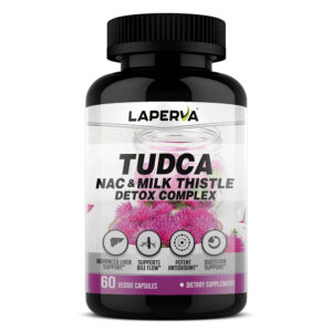 Laperva TUDCA NAC Milk Thistle Detox Complex 60 capsules