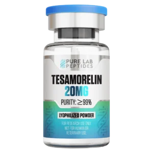 Tesamorelin research compound 20mg by Pure Lab Peptides