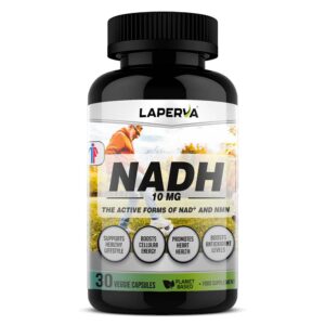 Laperva NADH 10MG ( NAD+ & NMN ) 30 Capsules